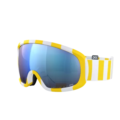 POC FOVEA jaune/blanc/partly sunny blue sjezdové brýle 