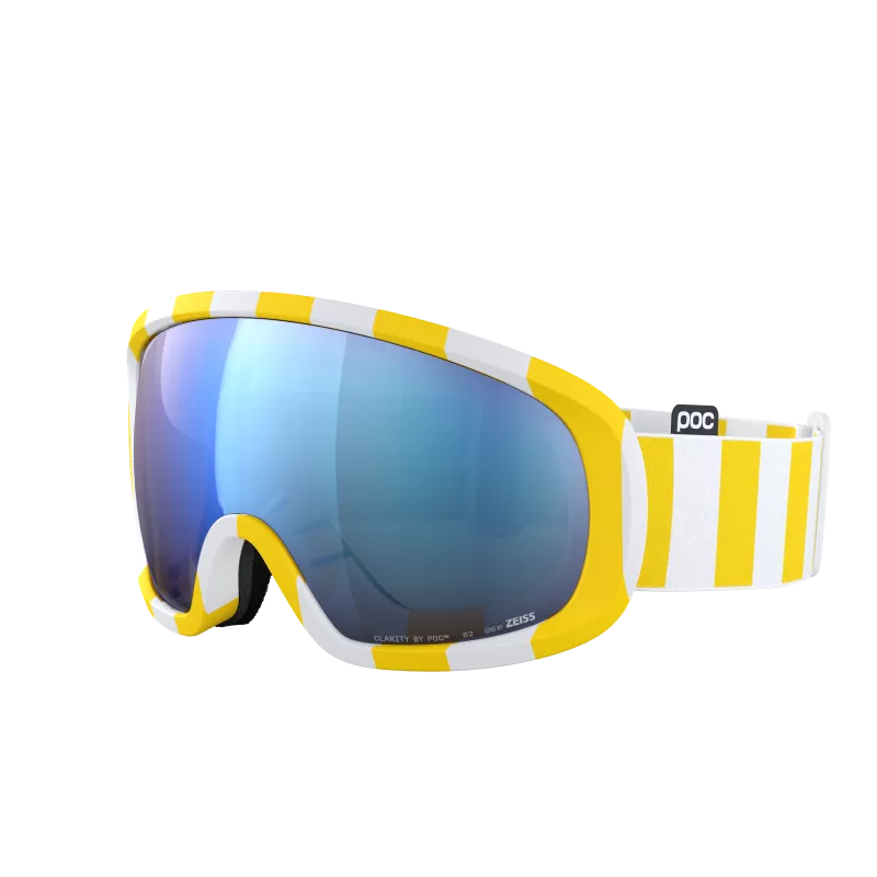 POC FOVEA jaune/blanc/partly sunny blue sjezdové brýle