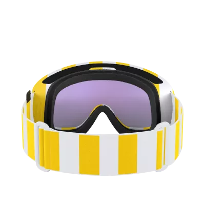 POC FOVEA jaune/blanc/partly sunny blue sjezdové brýle