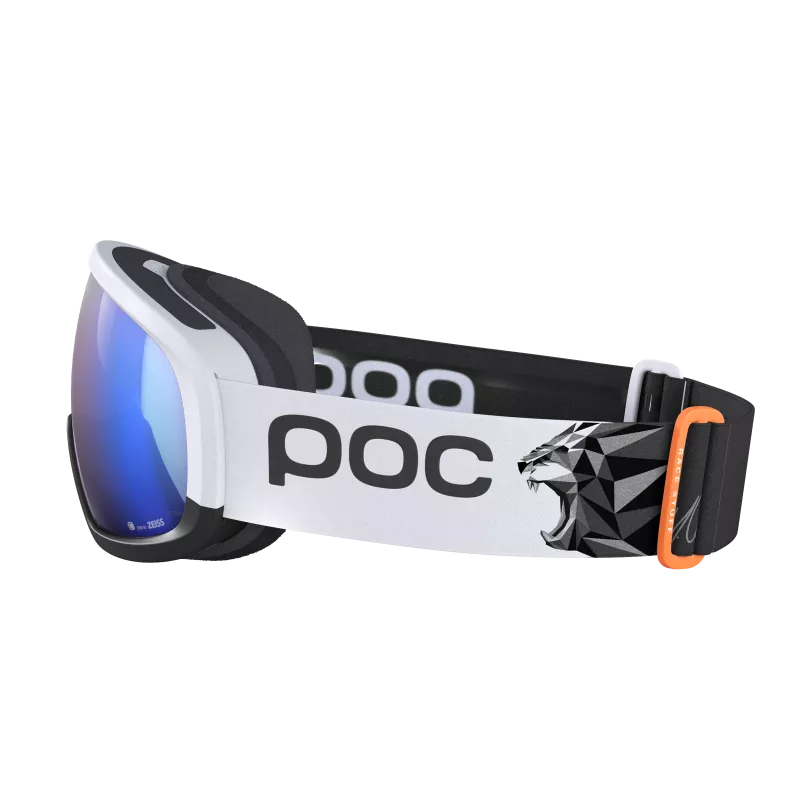POC FOVEA MID RACE MARCO ODERMATT Ed. hydrogen white/uranium black/partly sunny blue sjezdové brýle