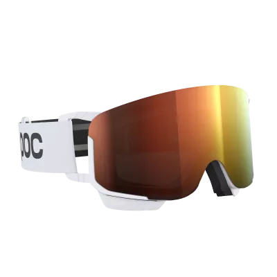 POC NEXAL sjezdové brýle hydrogen white/partly sunny orange