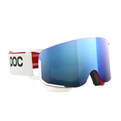 POC NEXAL sjezdové brýle rouge/blanc/partly sunny blue