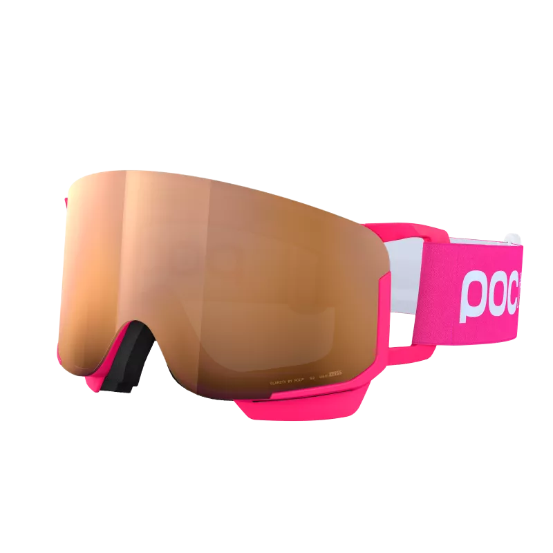 POC POCito NEXAL fluorescent orange/partly sunny light orange dětské lyžařské brýle