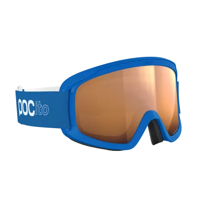 POC POCito OPSIN fluorescent blue/partly sunny light orange dětské lyžařské brýle
