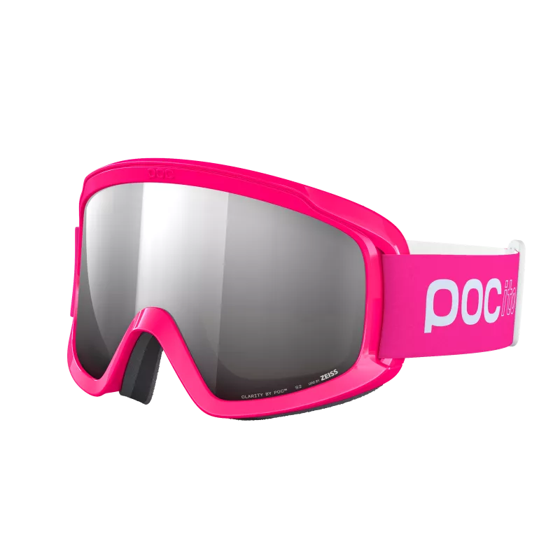 POC POCito OPSIN fluorescent pink/partly sunny silver dětské lyžařské brýle