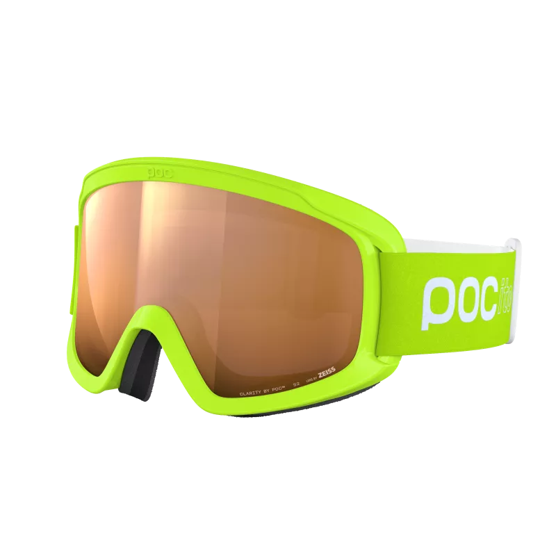 POC POCito OPSIN fluorescent yellow/green/partly sunny light orange dětské lyžařské brýle