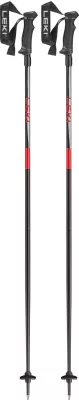 LEKI HOT SHOT anodized black-eloxal grau-eloxal rot sjezdové hole