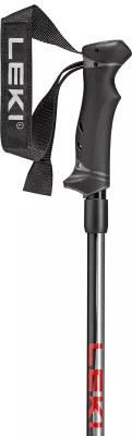 LEKI HOT SHOT anodized black-eloxal grau-eloxal rot sjezdové hole