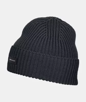 ORTOVOX COZY RIB BEANIE black raven čepice 