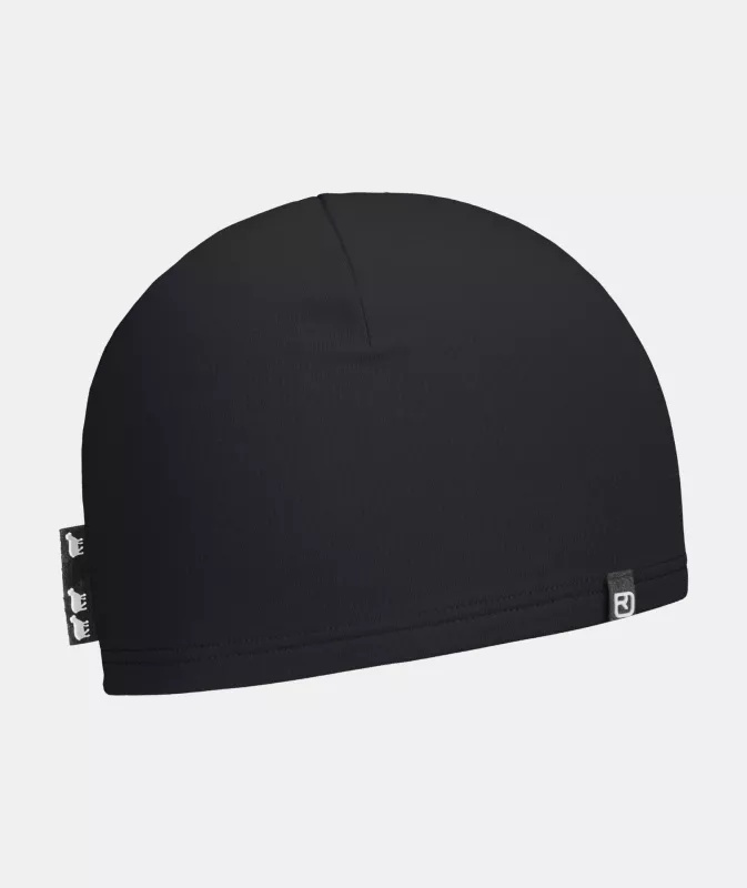 ORTOVOX LIGHT FLEECE BEANIE black raven čepice