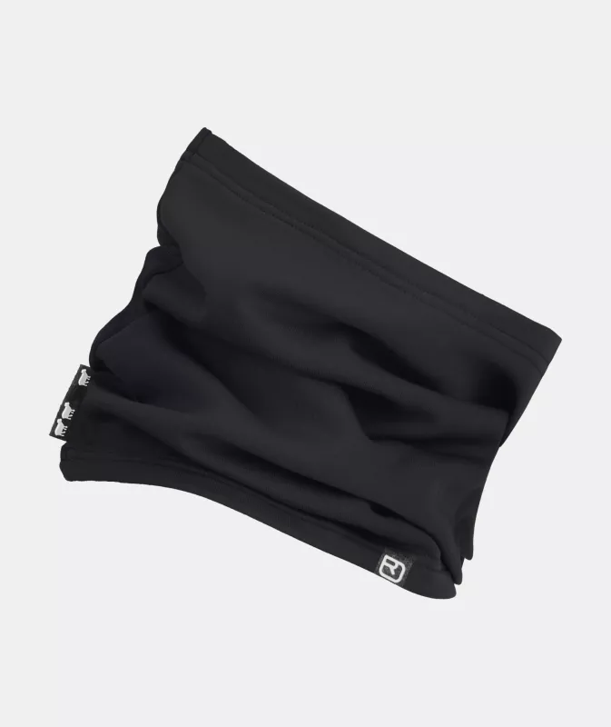 ORTOVOX LIGHT FLEECE NECKWARMER black raven nákrčník