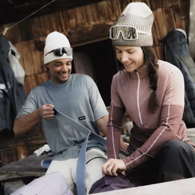 ORTOVOX W 185 ROCK'N'WOOL ZIP NECK white tea dámské tričko