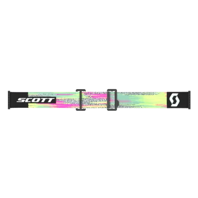 SCOTT AMBIT black/neon yellow AMP white chrome sjezdové brýle