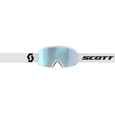 SCOTT AMBIT COMPACT mineral white/black AMP ice chrome sjezdové brýle