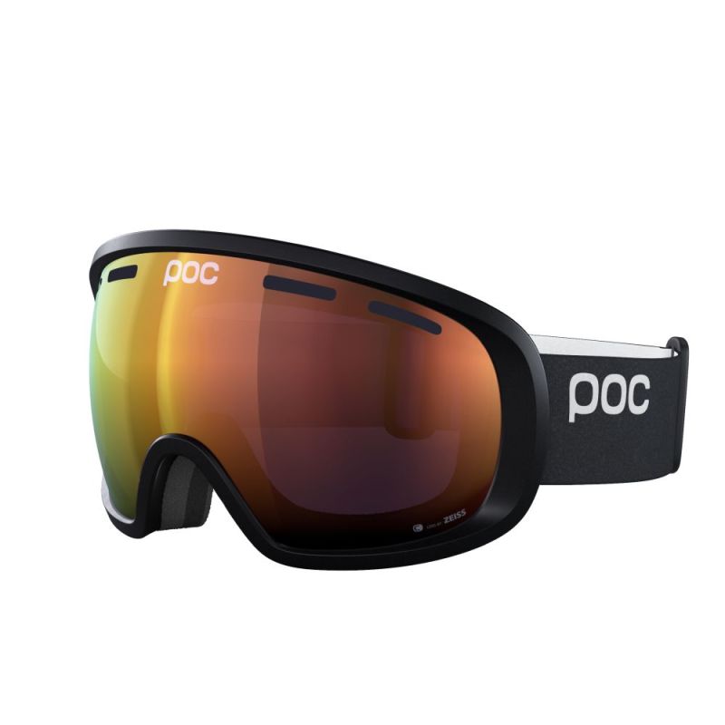 POC FOVEA uranium black/partly sunny orange sjezdové brýle