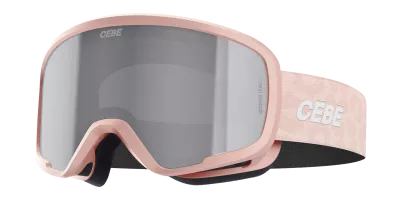 CÉBÉ HOOPOE2 coral/grey silver mirror dětské sjezdové brýle 