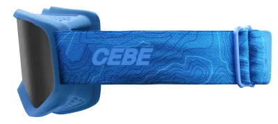 CÉBÉ JERRY3 blue topo/dark grey dětské sjezdové brýle Cébé