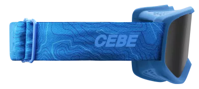 CÉBÉ JERRY3 blue topo/dark grey dětské sjezdové brýle Cébé