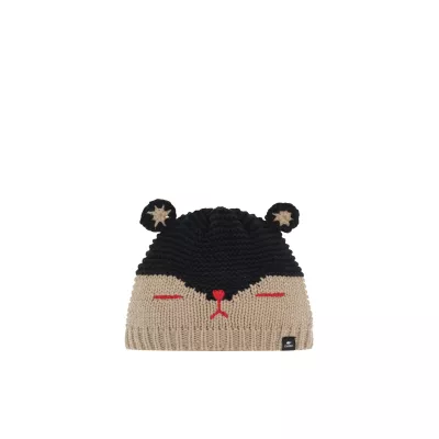 EISBÄR SANDIE MÜ KIDS sandstone-black dětská čepice