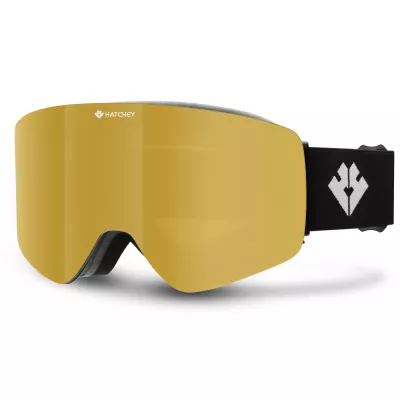 HATCHEY FENIX sjezdové brýle black/full revo gold