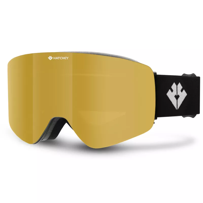 HATCHEY FENIX sjezdové brýle black/full revo gold