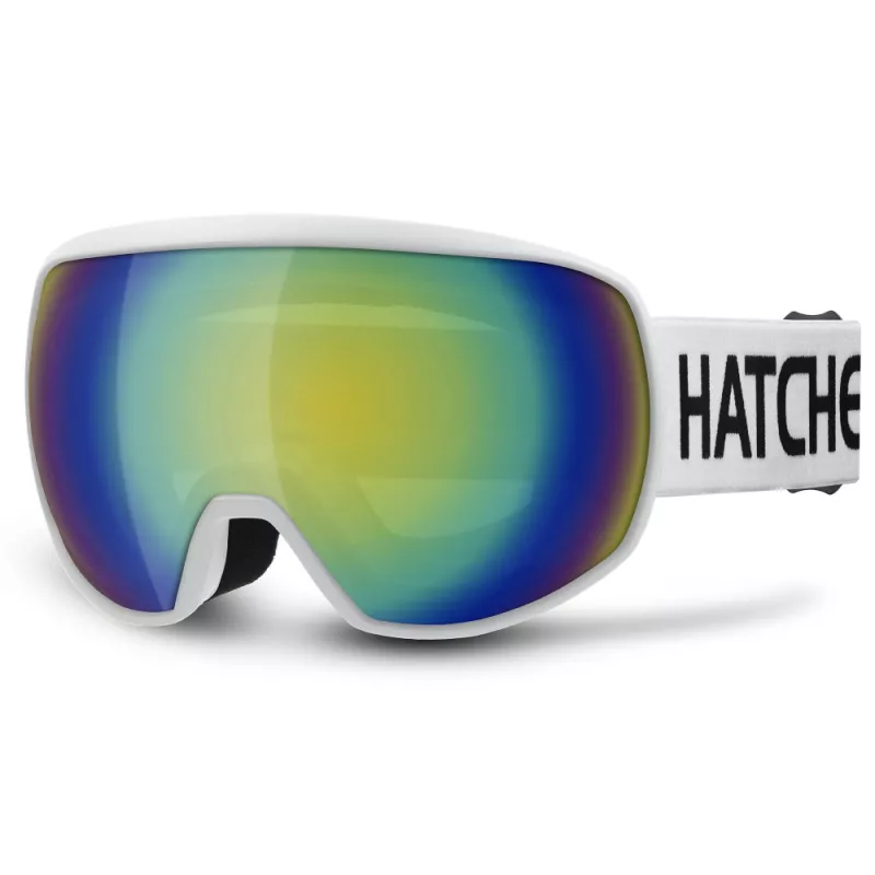 HATCHEY GHOST sjezdové brýle white/gold