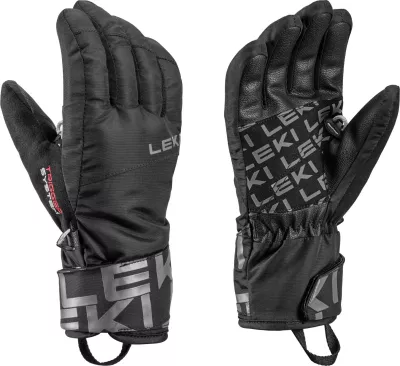 LEKI AIR SWTCH 3D Junior black-graphite juniorské lyžařské rukavice
