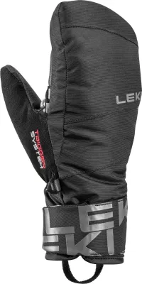 LEKI AIR SWTCH 3D Junior Mitt black-graphite juniorské lyžařské rukavice  | 4, 5, 6, 7