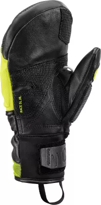 LEKI WCR VENOM 3D Junior Mitt black-ice lemon dětské lyžařské rukavice