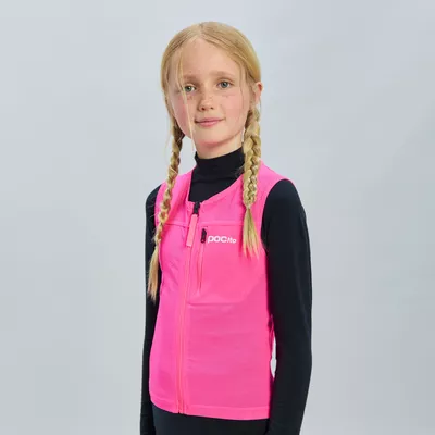 POC POCito VPD AIR VEST fluorescent pink dětský chránič páteře