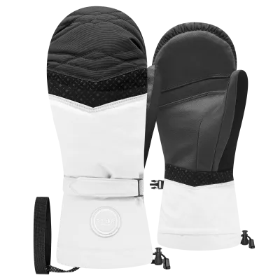 RACER 1927 BLOMA6 white dámské lyžařské rukavice