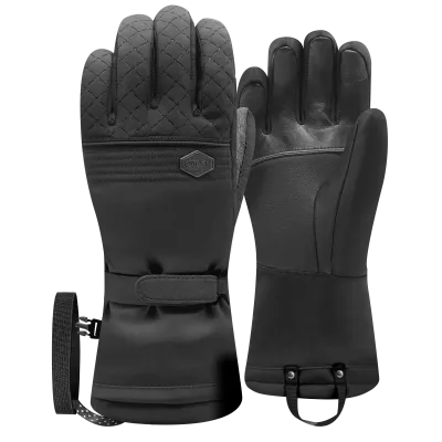 RACER 1927 GSNOW5 black dámské lyžařské rukavice