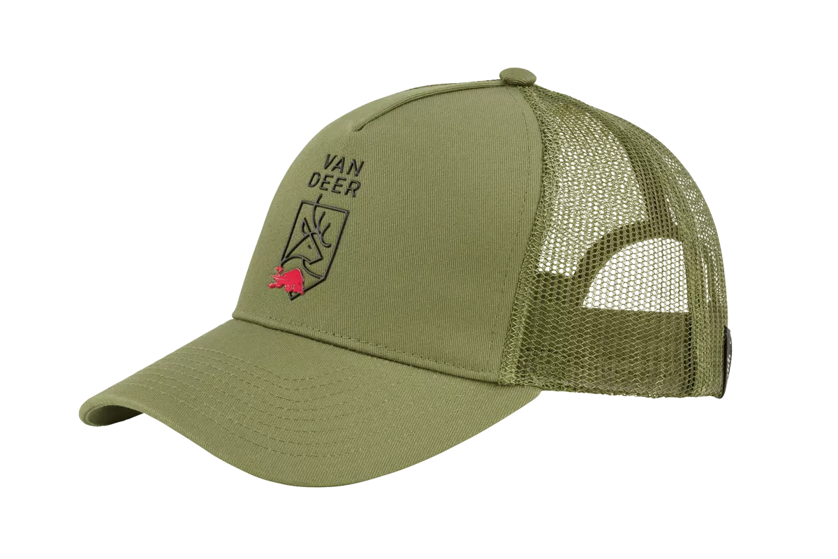 VAN DEER ESSENTIAL CAP khaki čepice Van Deer RedBull sports