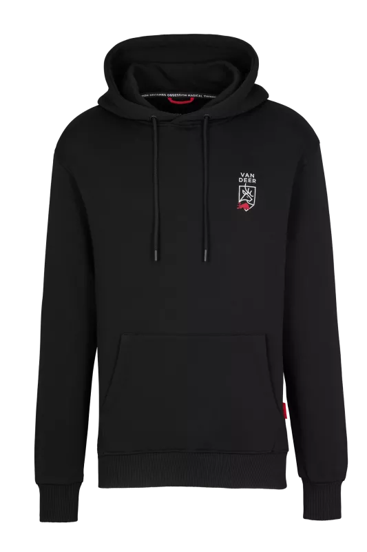 VAN DEER ESSENTIAL HOODIE black mikina Van Deer RedBull sports