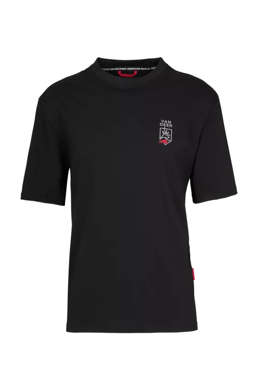 VAN DEER ESSENTIAL T-SHIRT black tričko Van Deer RedBull sports