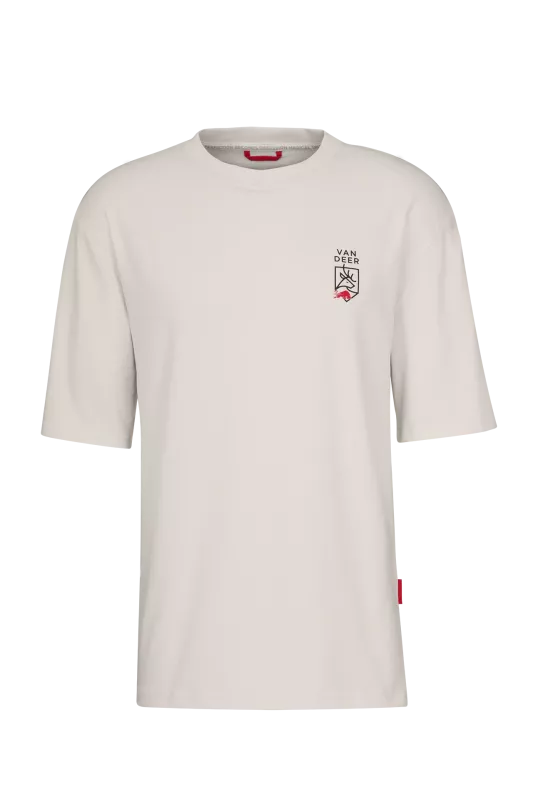 VAN DEER ESSENTIAL T-SHIRT off white tričko Van Deer RedBull sports