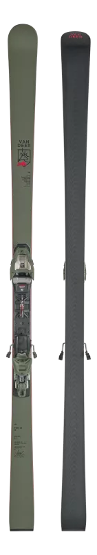 VAN DEER PRO L R25 khaki sjezdové lyže Van Deer RedBull sports