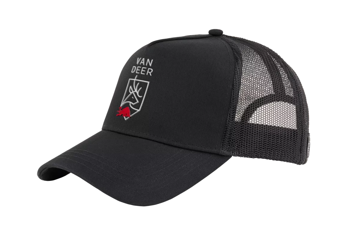 VAN DEER TRUCKER CAP black čepice Van Deer RedBull sports