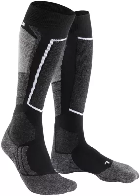 FALKE SK2 INTERMEDIATE WOOL black mix lyžařské ponožky