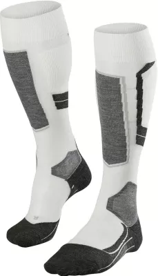 FALKE SK4 off-white dámské lyžařské ponožky  | 37-38