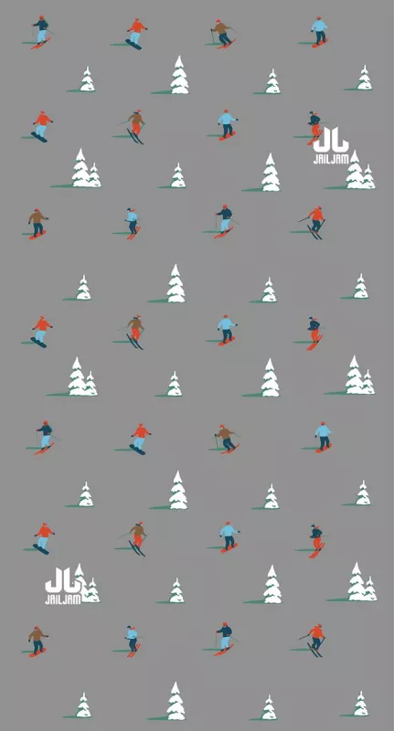 JAILJAM MULTIFUNCTIONAL NO FLEECE med. grey šátek Jail Jam