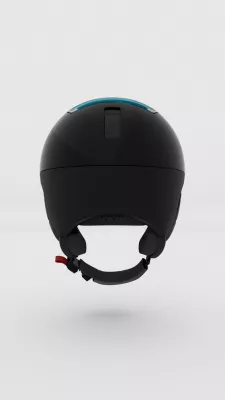 KASK CHROME black/sky štítová helma