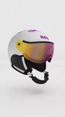 KASK CHROME white/fuchsia štítová helma  | S (55-56 cm)
