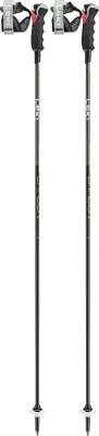 LEKI CARBON 12 3D black-dark anthracite-neonyellow sjezdové hole