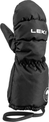 LEKI LITTLE ESKIMO MITT LONG black dětské lyžařské rukavice  | 1, 2