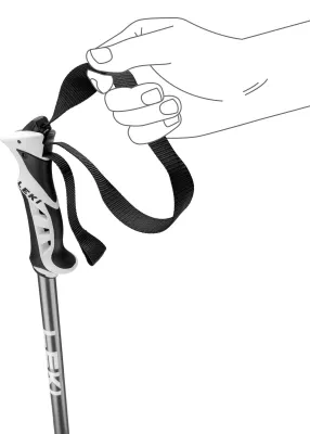 LEKI PRIMACY PRO black-light anthracite-bright red sjezdové hole