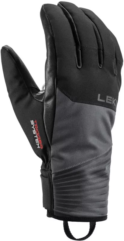 LEKI SPARROW 3D black-graphite lyžařské rukavice