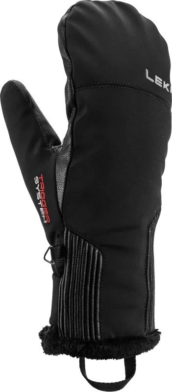 LEKI VALLARTA 3D Women MITT black dámské lyžařské rukavice