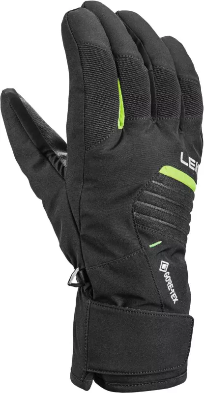 LEKI VISION GTX black-lime lyžařské rukavice
