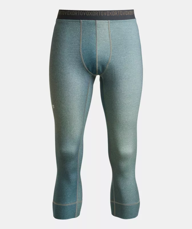 ORTOVOX M 185 RNW SHORT PANTS aop green sage pánské spodky